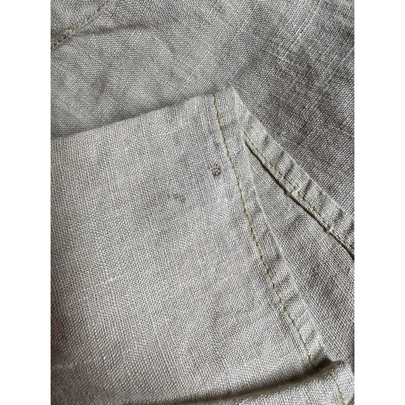 FLAX Short Sleeve Pleat Dress 100% Linen w/Pockets‎ Long Women’s Small - Picture 8 of 8